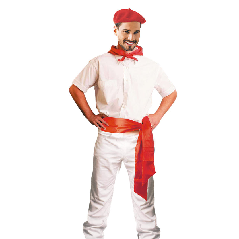 BANDANA FERIA ROUGE 55X55CM