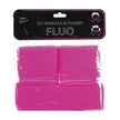 SET BANDEAU ET POIGNETS EPONGE NEON ROSE