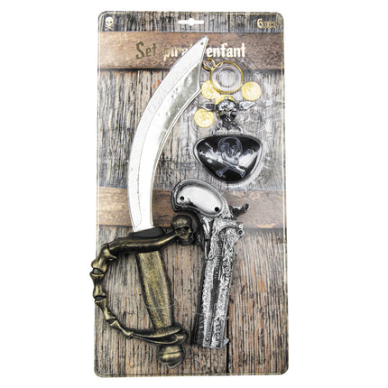 SET PIRATE ENFANT 6PCS