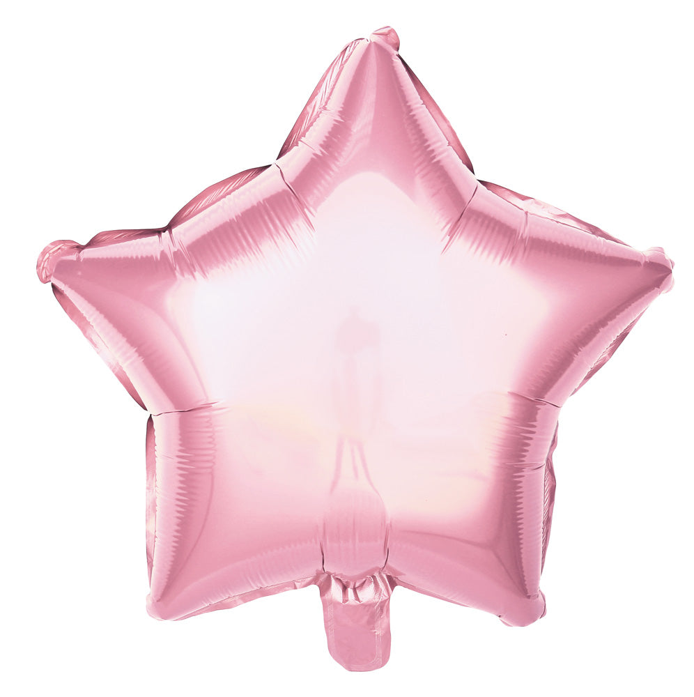 BALLON MYLAR ETOILE ROSE PASTEL