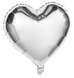 BALLON MYLAR COEUR ARGENT