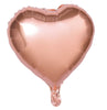 BALLON MYLAR COEUR ROSE GOLD
