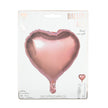 BALLON MYLAR COEUR ROSE GOLD