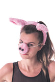 SET COCHON (SERRE TÊTE ET NEZ) PELUCHE