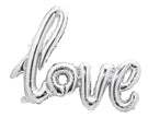 BALLON MYLAR LOVE ARGENT