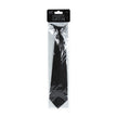 CRAVATE SATIN NOIRE A ZIP
