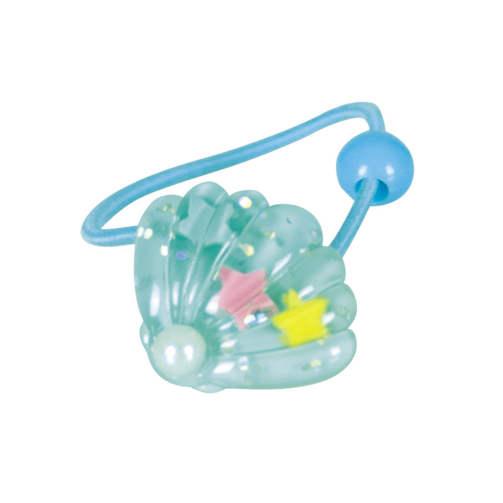 SET DE 2 CHOUCHOUS COQUILLAGES PAILLETTES