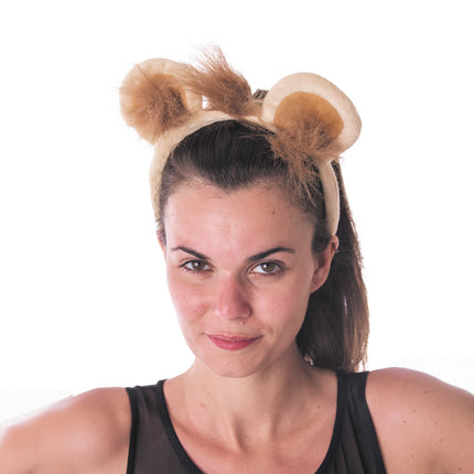 SERRE TÊTE LION VELOURS