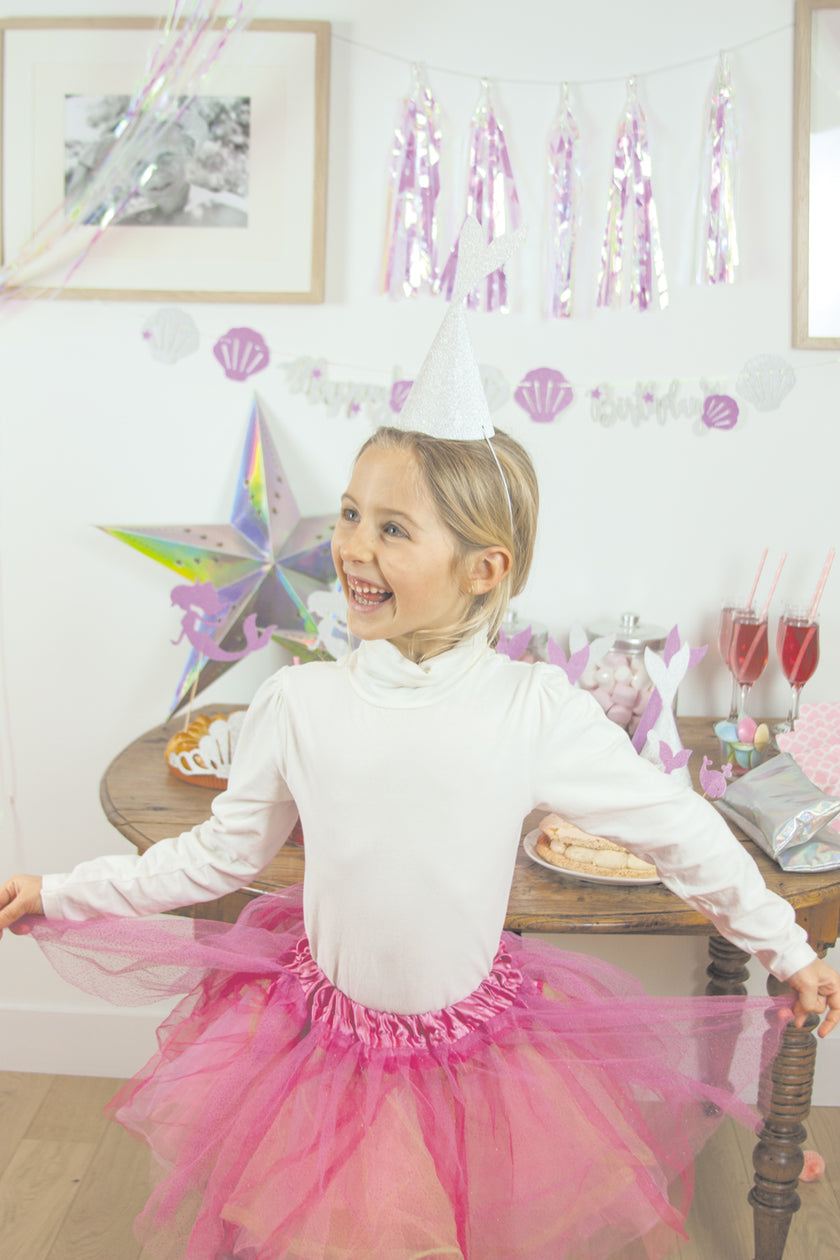 SET DE 6 CHAPEAUX SIRENE PAILLETES