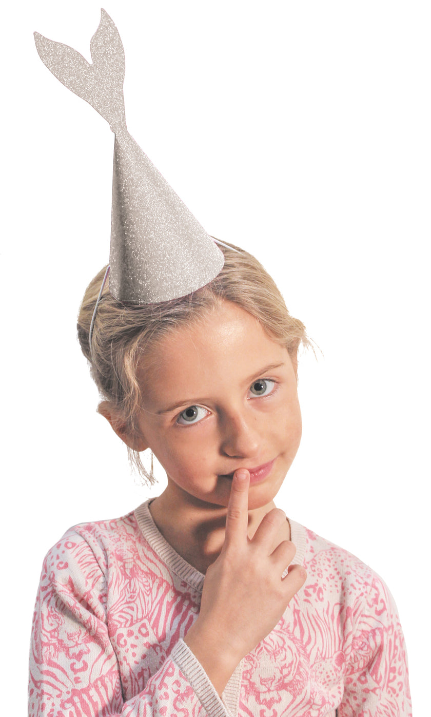 SET DE 6 CHAPEAUX SIRENE PAILLETES