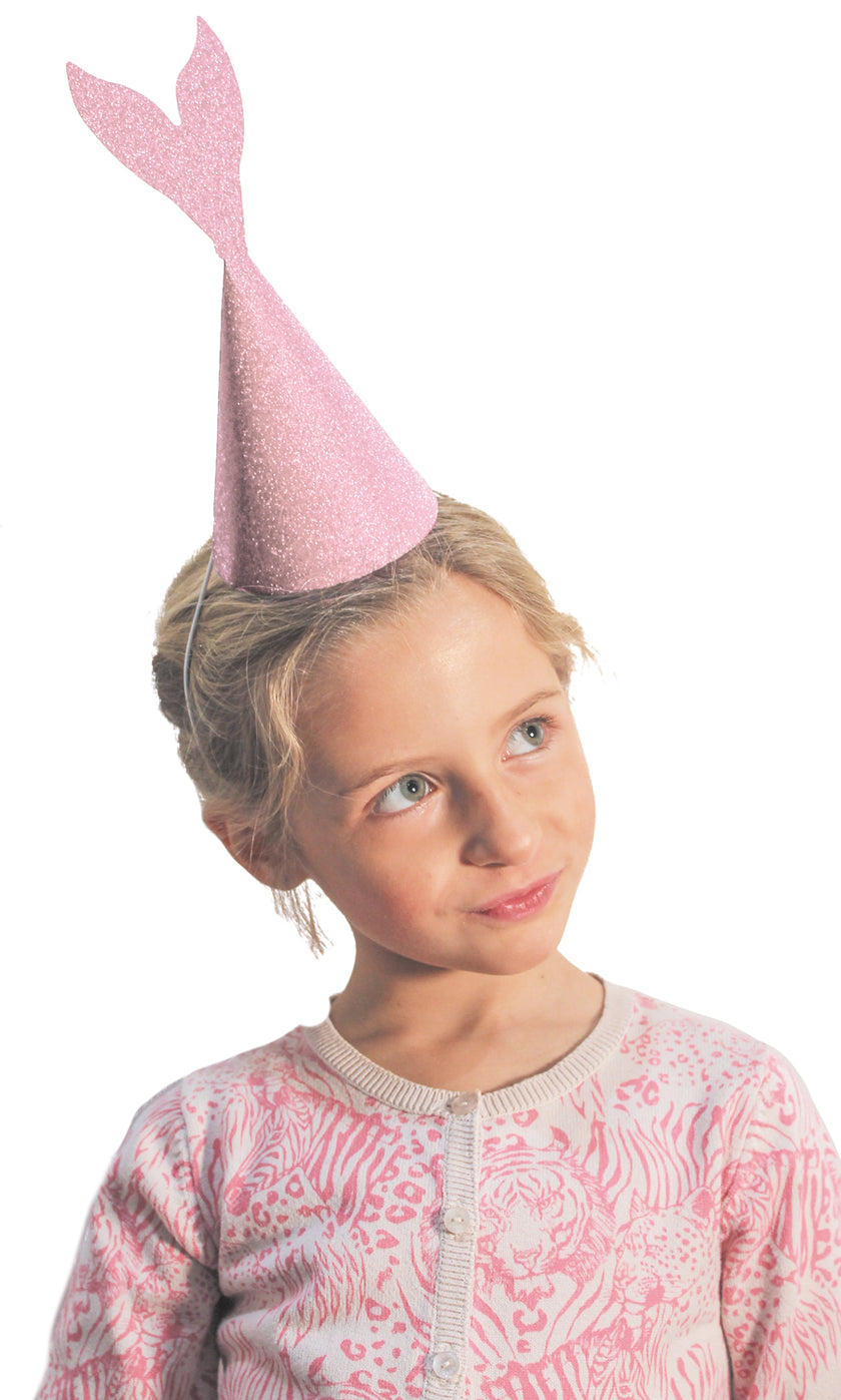 SET DE 6 CHAPEAUX SIRENE PAILLETES