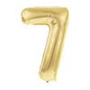 BALLON MYLAR CHIFFRE 7 OR 36CM