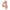 BALLON MYLAR CHIFFRE 4 ROSE GOLD 36CM