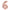 BALLON MYLAR CHIFFRE 6 ROSE GOLD 36CM
