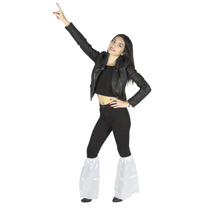 PATTES D'EF SATIN BLANC 43CM