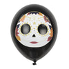 BALLON DE BAUDRUCHE DIA DE LOS MUERTOS X 6