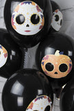 BALLON DE BAUDRUCHE DIA DE LOS MUERTOS X 6