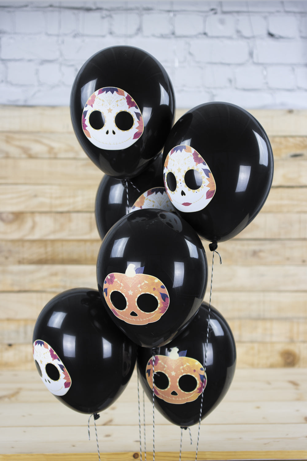 BALLON DE BAUDRUCHE DIA DE LOS MUERTOS X 6
