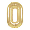 BALLON MYLAR CHIFFRE 0 OR 86CM