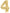 BALLON MYLAR CHIFFRE 4 OR 86CM