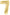BALLON MYLAR CHIFFRE 7 OR 86CM