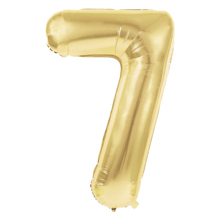BALLON MYLAR CHIFFRE 7 OR 86CM
