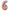 BALLON MYLAR CHIFFRE 6 IRISE PASTEL 36CM
