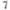 BALLON MYLAR CHIFFRE 7 IRISE PASTEL 36CM