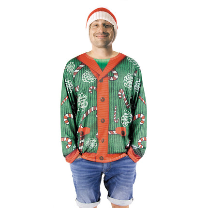 TSHIRT CHANDAIL MOCHE DE NOEL PHOTOREALISTIC