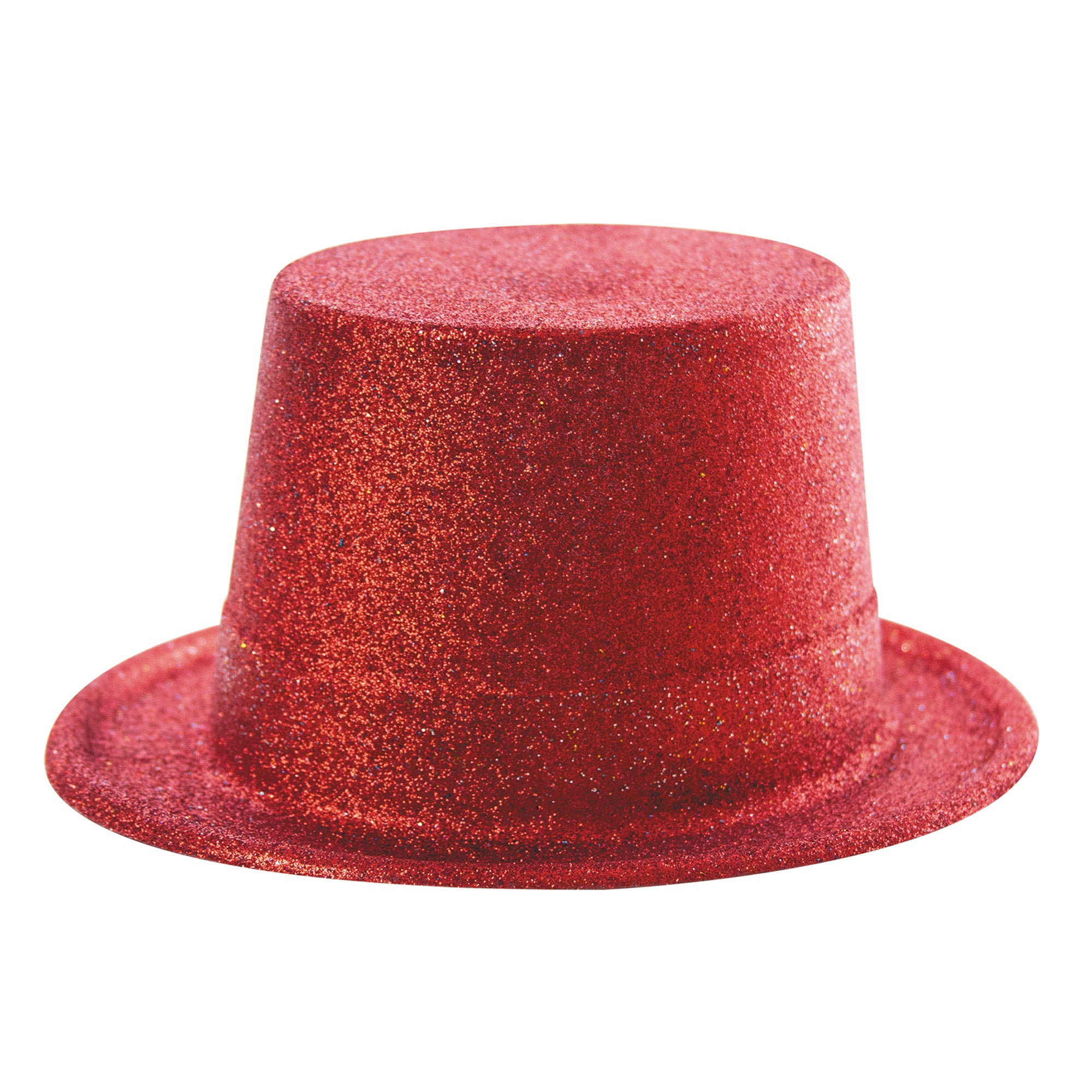 HAUT DE FORME PAILLETTE ROUGE