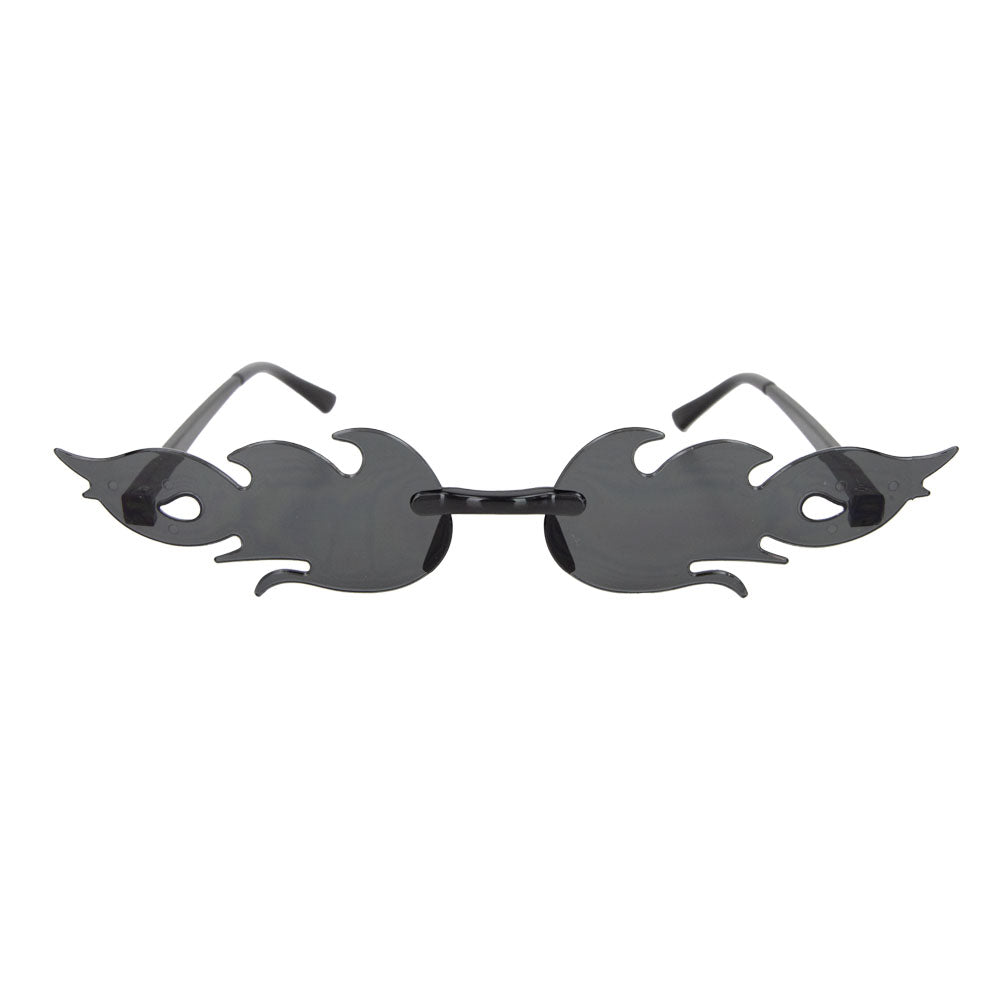 LUNETTES FLAMMES NOIR