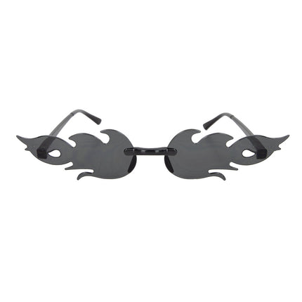 LUNETTES FLAMMES NOIR