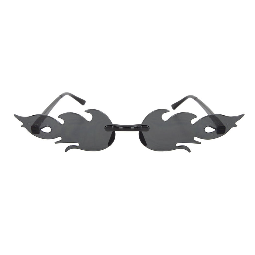 LUNETTES FLAMMES NOIR