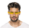 LUNETTES FLAMMES JAUNE