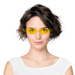 LUNETTES FLAMMES JAUNE