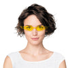 LUNETTES FLAMMES JAUNE