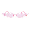 LUNETTES FLAMMES ROSE