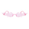 LUNETTES FLAMMES ROSE