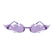 LUNETTES FLAMMES VIOLET
