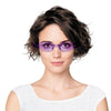 LUNETTES FLAMMES VIOLET
