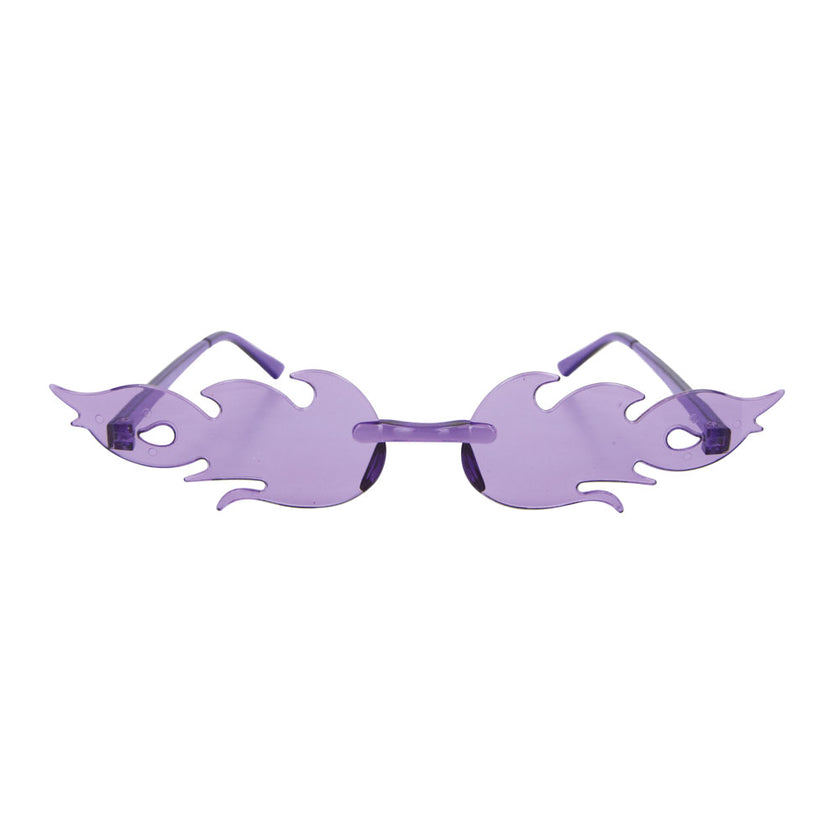 LUNETTES FLAMMES VIOLET