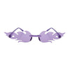 LUNETTES FLAMMES VIOLET