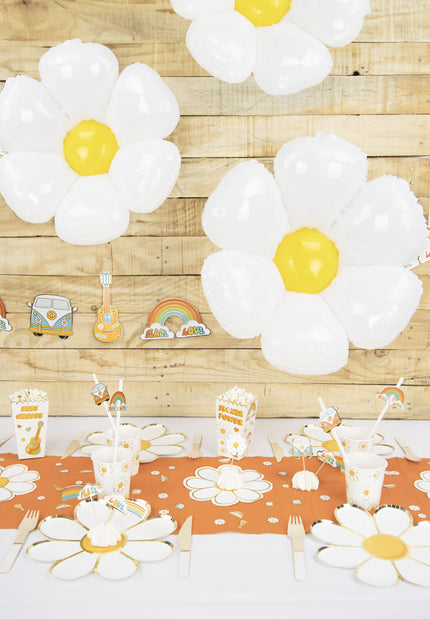 BALLON MYLAR MARGUERITE  HIPPY PARTY L