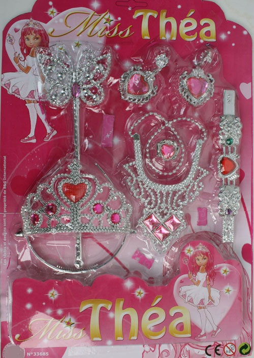 parure de bijoux sceptre et diadème théa 44x29cm