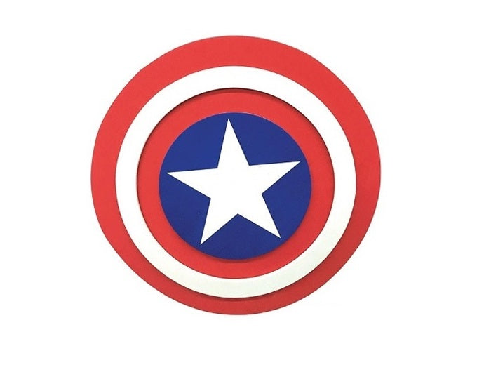 bouclier en mousse captain america™ marvel™ 30cm