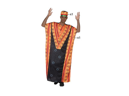 déguisement d''africain 2pcs homme taille xl