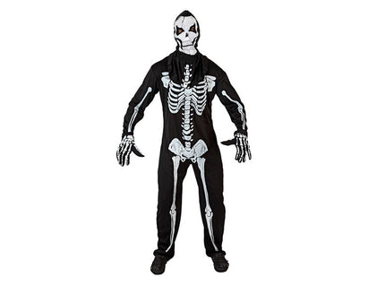 déguisement de squelette homme 4pcs taille xs/s