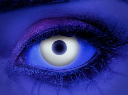 lentilles de contact uv fluo blanc 12 mois
