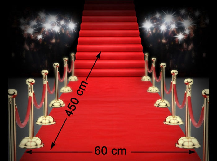 tapis rouge 450x60cm