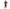 déguisement ninja rouge pour enfant taille 164cm